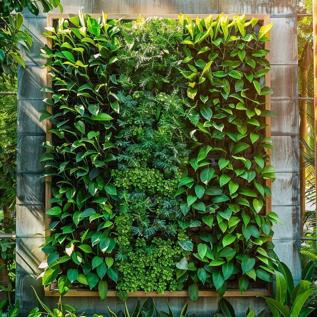 Comment faire un mur végétal extérieur pour pas cher