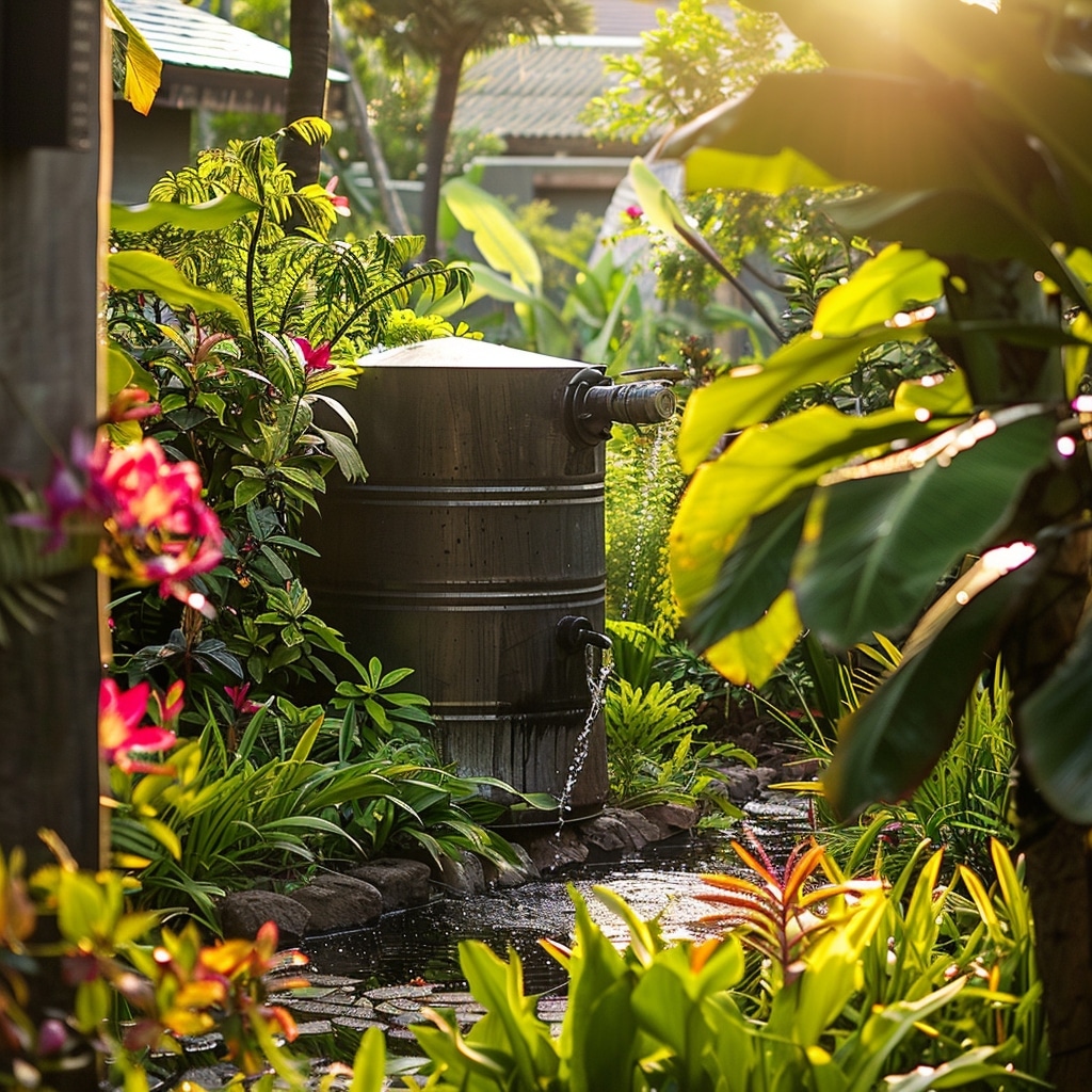 Récupération d’eau : Installer un système de récupération d’eau de pluie dans votre jardin